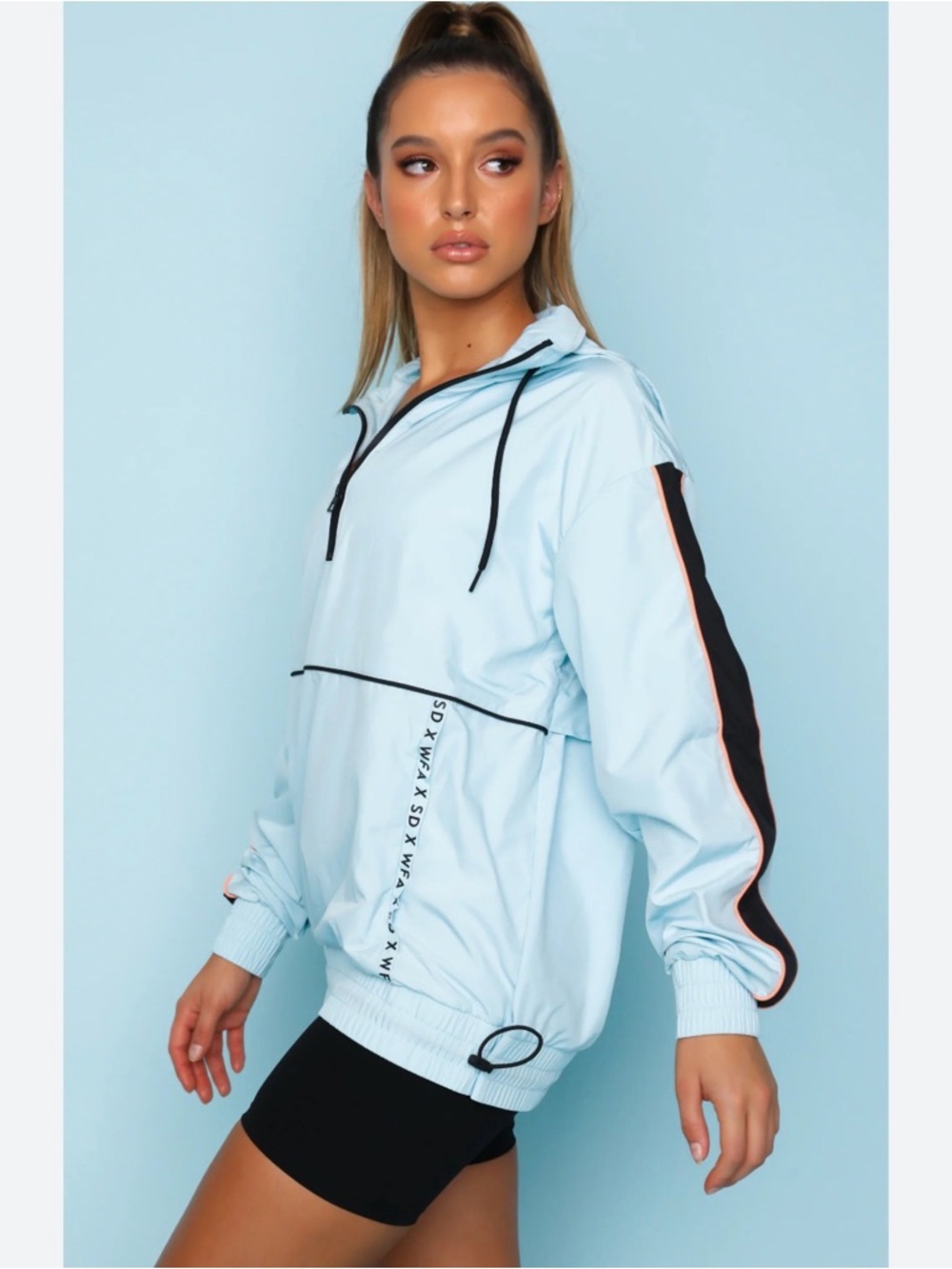 White Fox - Skyler Windbreaker Sky Blue SARAH'S DAY X WFA LTG Edition